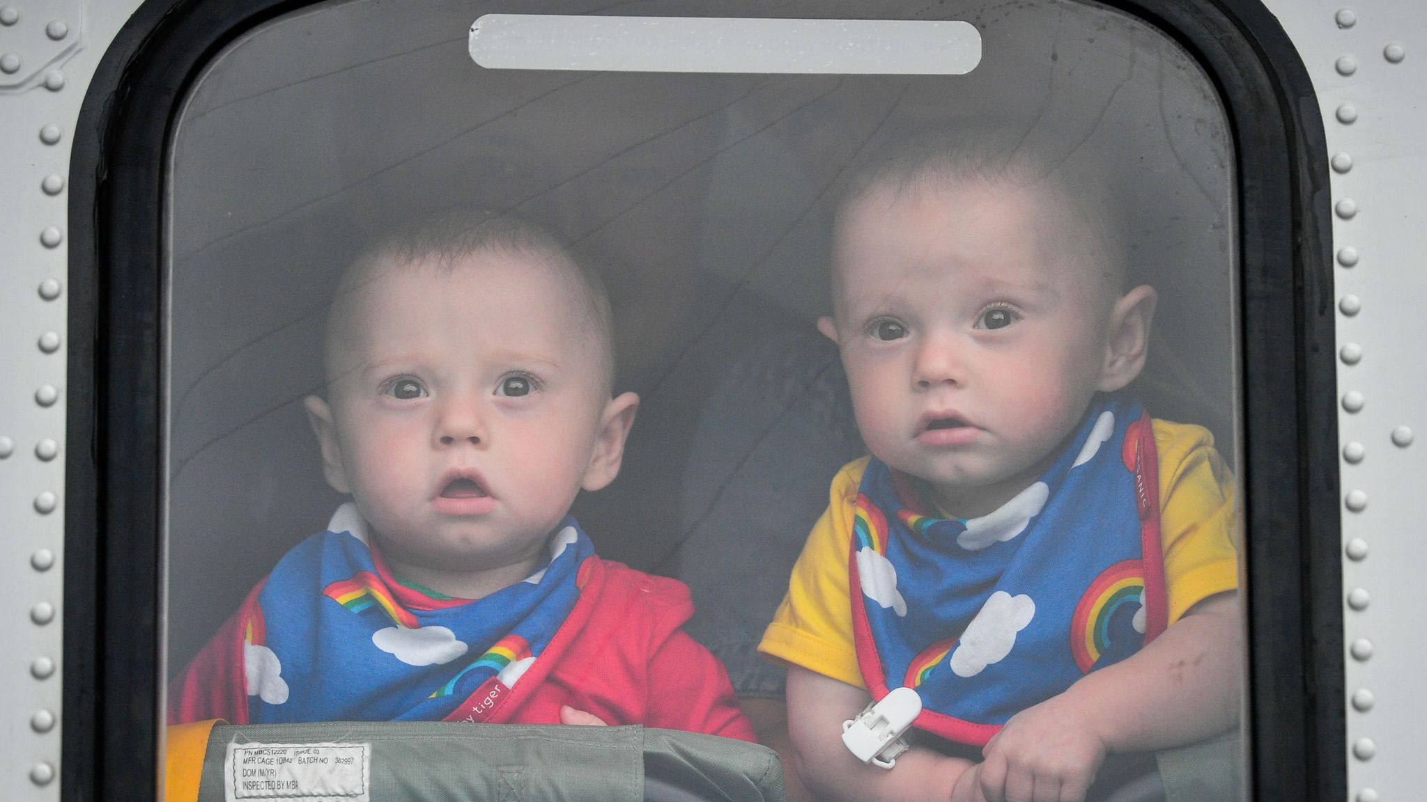 Born at just 22 weeks: Tiny Twins reunited with chopper crew and
