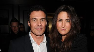 Who is the mystery brunette Prince Andrew waved to from Jeffrey Epstein