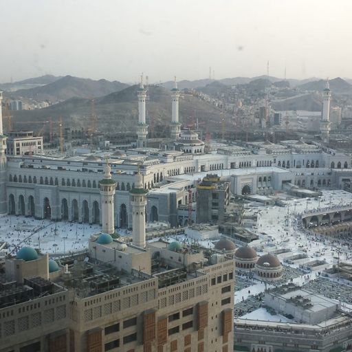 The heavens open at the Hajj, drenching almost four million pilgrims