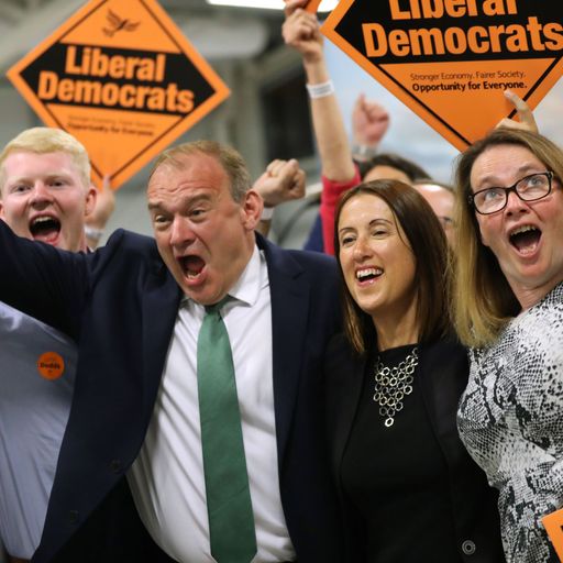Lib Dems win by-election as PM suffers first defeat