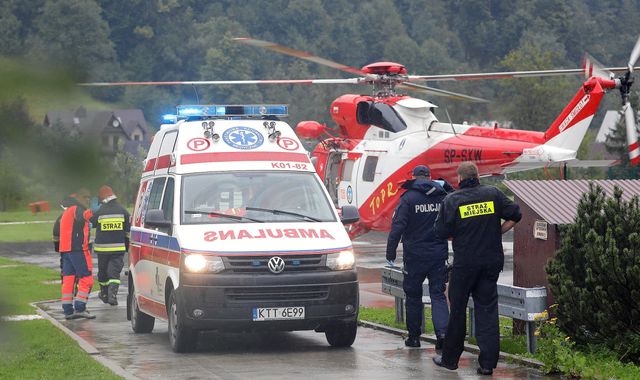 Tatra mountains: Five dead after lightning strike in Poland and Slovakia