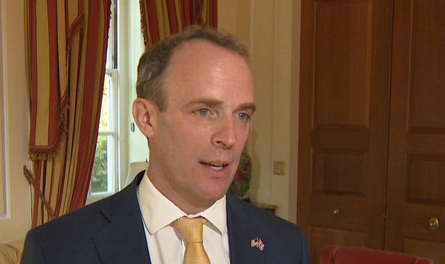 Dominic Raab says Thomas Cook customers won't be stranded if company collapses