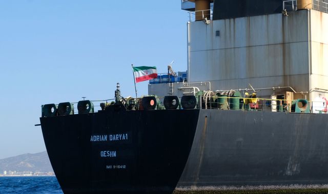 Iran warns US against recapturing oil tanker as it leaves Gibraltar