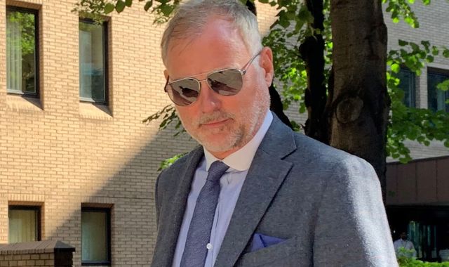 Former Blue Peter star John Leslie denies sexual assault