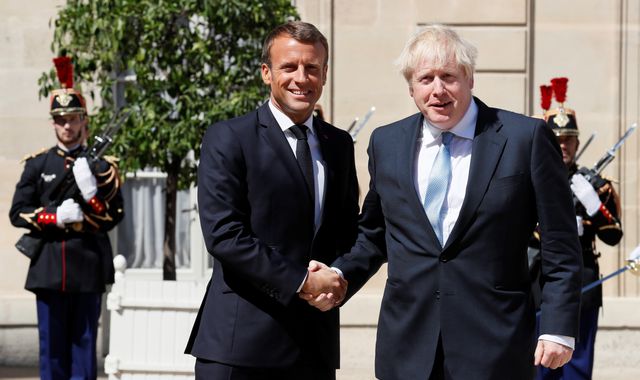 Macron tells Johnson there won't be a substantially new Brexit deal in next 30 days