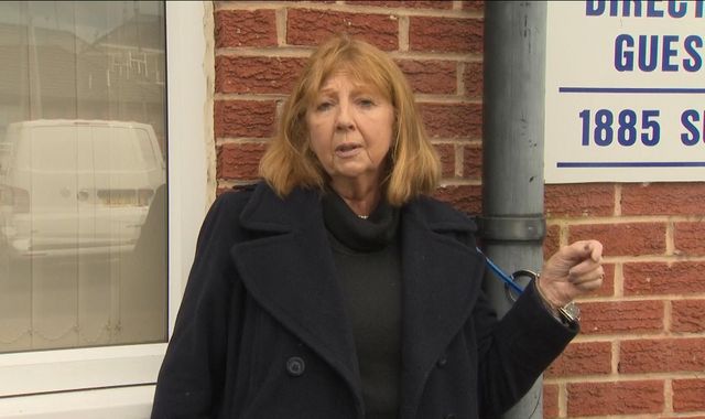 Woman chains herself to Bury football ground over team's expulsion threat
