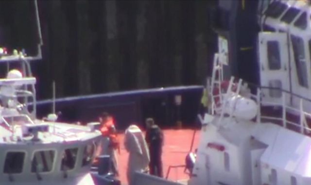 Migrants rescued from Channel: Witness says more than 50 picked up