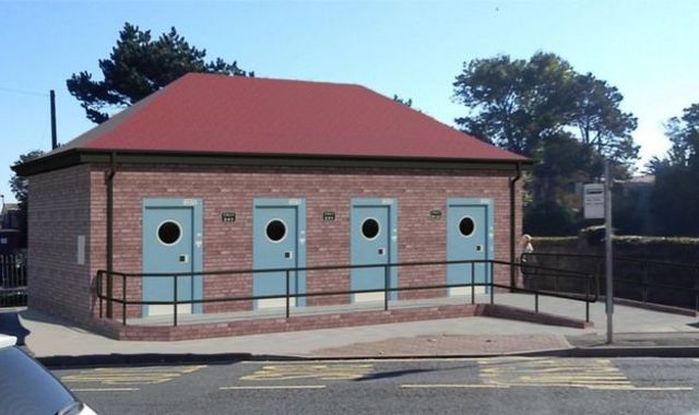 Plans for anti-sex toilets in seaside town 'submitted in error'