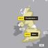 60mph winds forecast as thunder and wind warnings in place