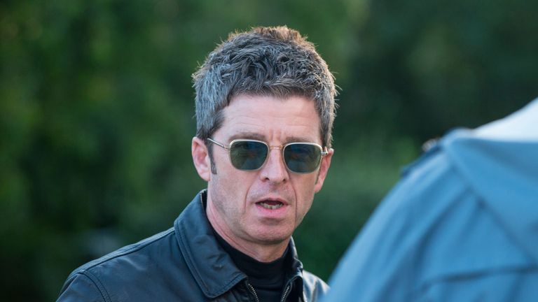 NEWPORT, ISLE OF WIGHT - JUNE 14: Noel Gallagher backstage at Isle of Wight Festival 2019 at Seaclose Park on June 14, 2019 in Newport, Isle of Wight. (Photo by Mark Holloway/Getty Images,)