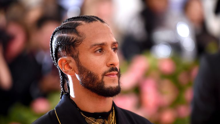 NEW YORK, NEW YORK - MAY 06:  Colin Kaepernick attends The 2019 Met Gala Celebrating Camp: Notes on Fashion at Metropolitan Museum of Art on May 06, 2019 in New York City. (Photo by Jamie McCarthy/Getty Images)