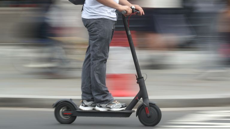 Electric scooters: damage and traffic collisions among hundreds of police incidents | UK News | Sky News