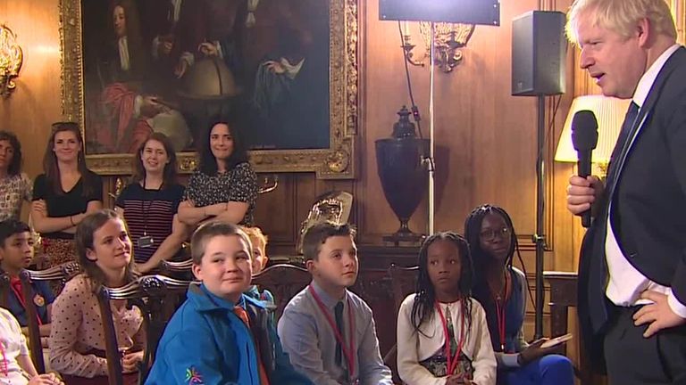 Kids ask Boris: &#39;I wanted to be a rock star&#39;