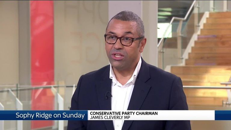 Conservative Party Chairman James Cleverly