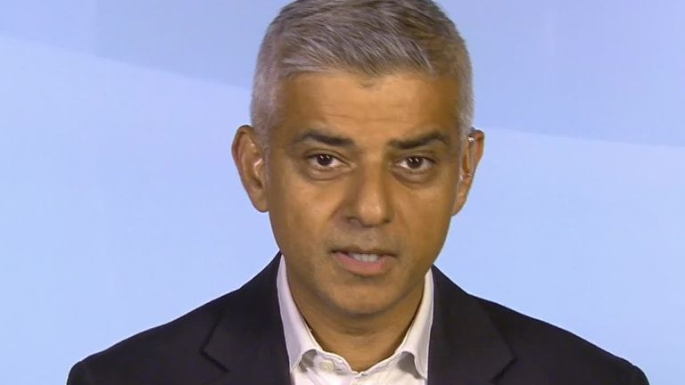 London Mayor Sadiq Khan said &#39;definitely&#39; when asked whether article 50 should be revoked