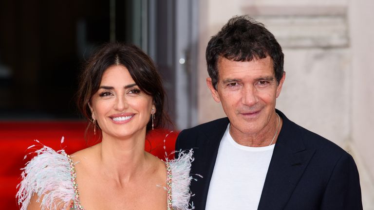 Penelope Cruz and Antonio Banderas attend the "Pain And Glory" UK Premiere and opening gala of Film4 Summer Screen at Somerset House on August 08, 2019 in London, England