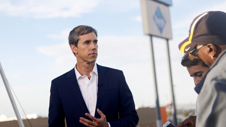 Beto O&#39;Rourke has said Donald Trump is an &#39;open and avowed&#39; racist