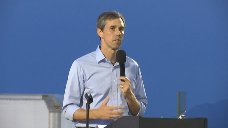 Beto O&#39;Rourke told those gathered that the violence would not define their community