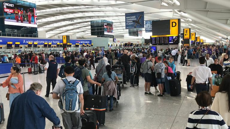 Some BA flights from Heathrow, Gatwick and London City have been cancelled due to an IT glitch