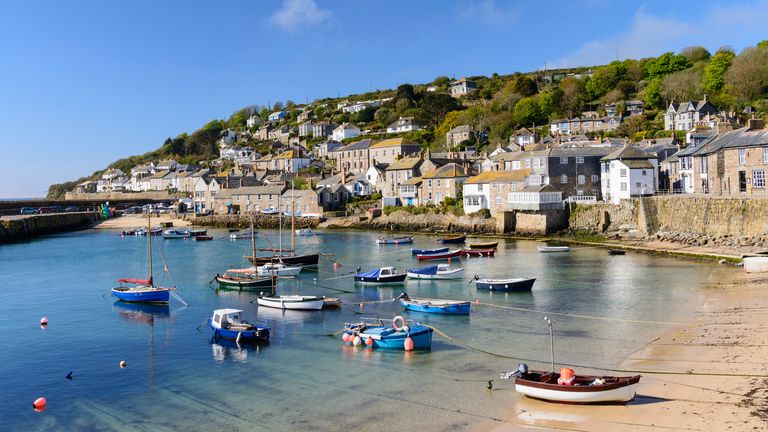 The study was carried out at seaside towns in Cornwall