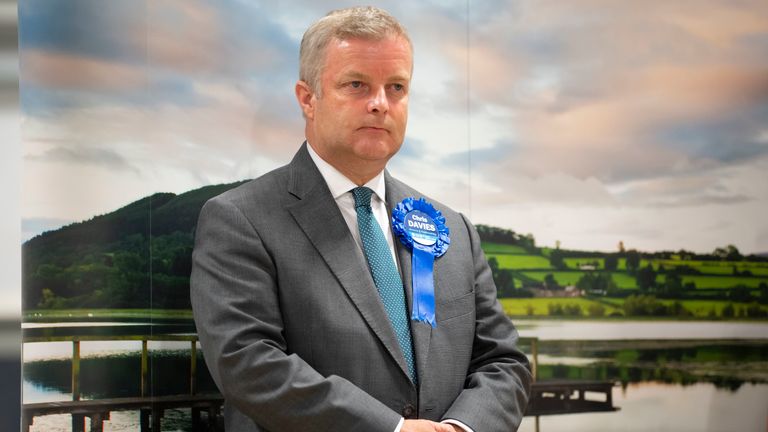 Chris Davies was the Conservative candidate