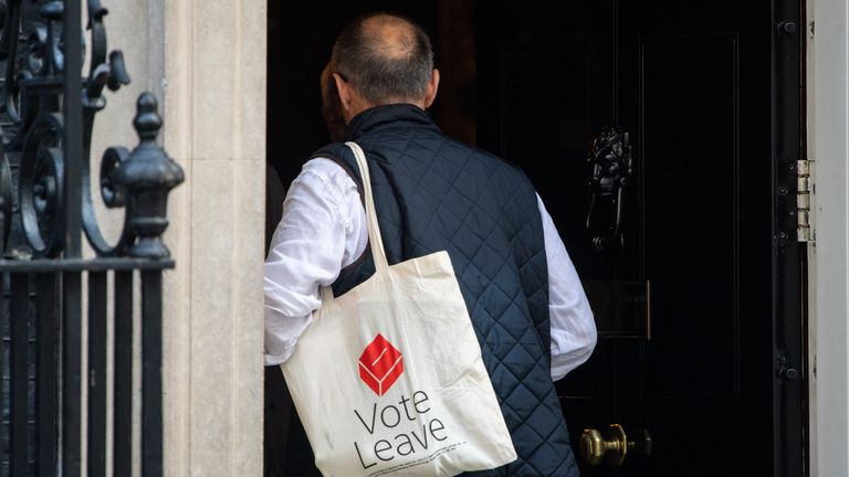 Cummings was the campaign director for Vote Leave