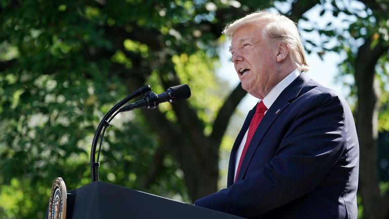 Donald Trump announces the US Space Command