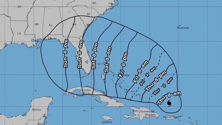 Hurricane Dorian: Florida in state of emergency as it braces for ...