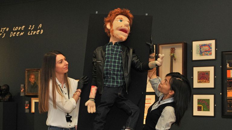Ed Sheeran: Made In Suffolk exhibition, curated by his father John