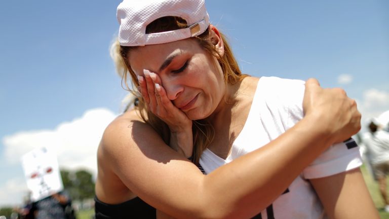 Residents of El Paso mourn the victims of the Walmart shooting