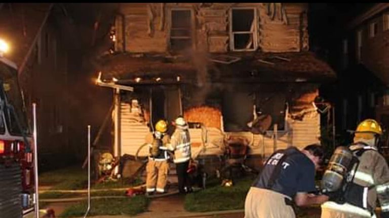 The victims were aged between eight months and seven years. Pic: Scooter Blakely/Erie fire department