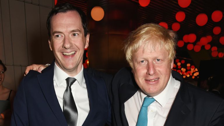 George Osborne and Boris Johnson 