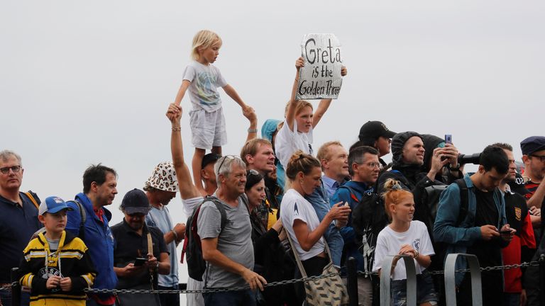 Swedish 16-year-old activist Greta Thunberg completes her trans-Atlantic crossing