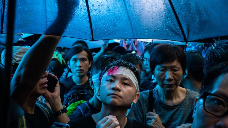 Hong Kong: March of the umbrellas