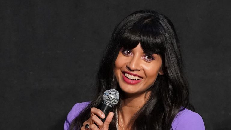Jameela Jamil has described the Duchess of Sussex as "warm"
