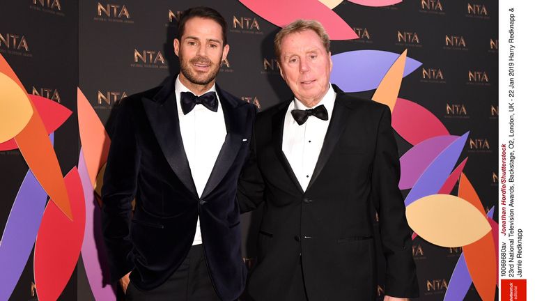 Harry Redknapp & Jamie Redknapp at the National Television Awards in January 2019 (NTAs)