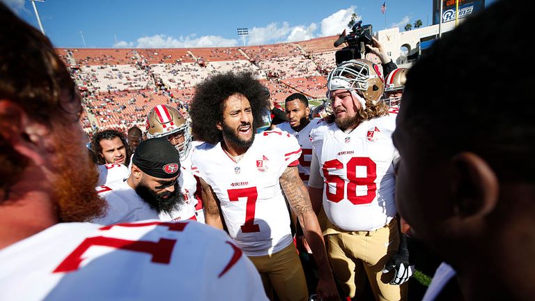 TIMELINE: Colin Kaepernick's journey from SF 49ers star to kneeling to  protest police brutality, racial injustice - ABC7 San Francisco