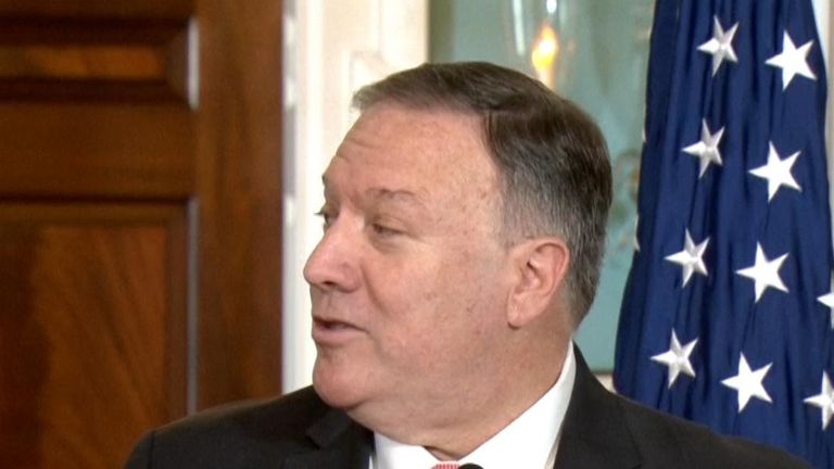 Mike Pompeo reiterates that the US wants a free trade deal with the UK as soon as Brexit is dealt with