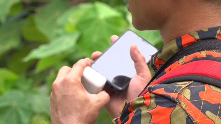 Rescue workers in Malaysia use a recording of Meabh Quoirin, the mother of Nora, to search for the missing teen.