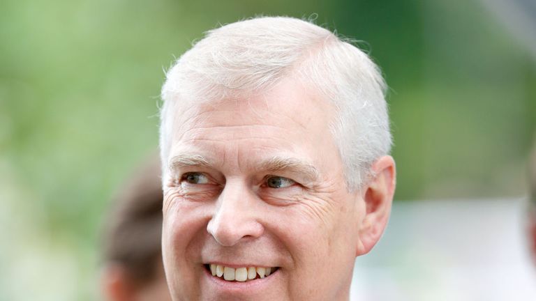 Prince Andrew pictured in July 2019. File