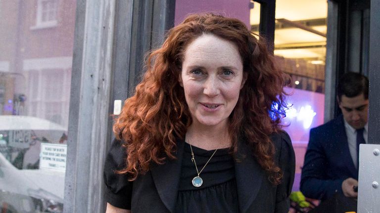 Rebekah Brooks News UK CEO leaves Unruly Media office 