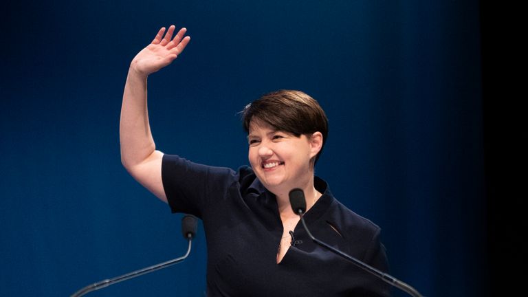File photo dated 04/05/19 of Scottish Conservative leader Ruth Davidson