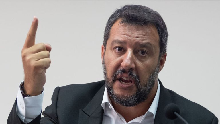 Matteo Salvini says the ship is staying put to &#39;provoke me and Italy&#39;