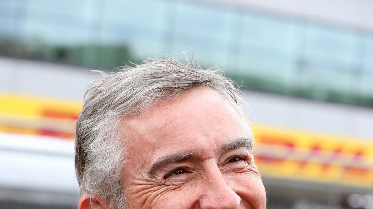 Steve Coogan, known as a car enthusiast, was seen at the British Grand Prix last month