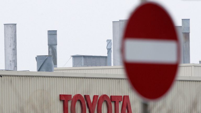 Toyota's Burnaston plant 