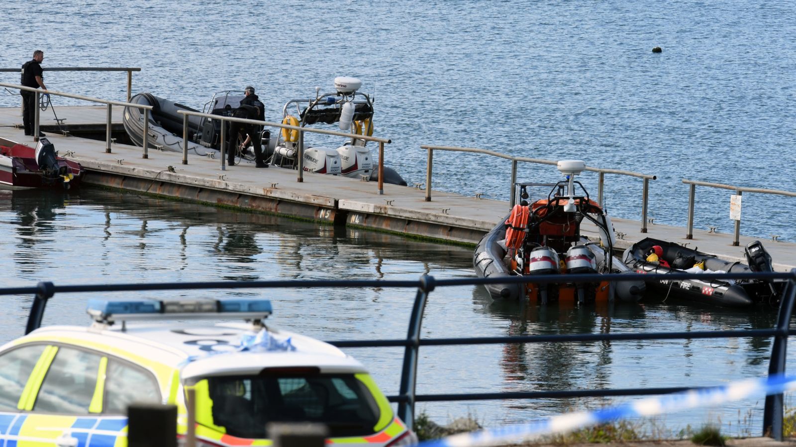 Firefighter, 35, killed after two boats collide at marina in Wales UK