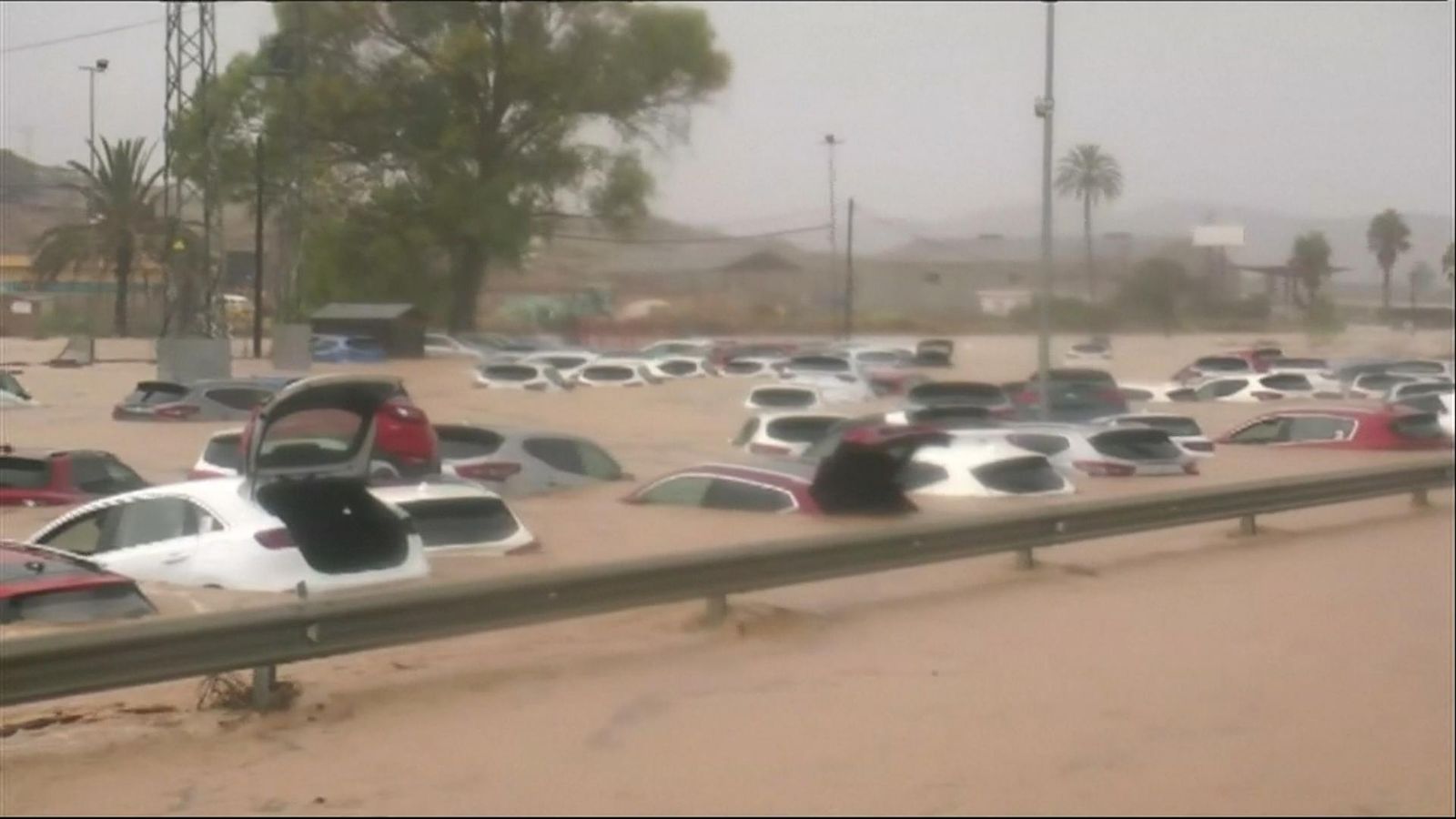 Severe Floods Submerge Cars In Southern Spain | World News | Sky News