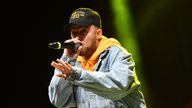 Rapper Mac Miller performs onstage during the Smokers Club Festival at The Queen Mary on April 29, 2018 in Long Beach