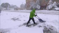 It looked like mid-winter in Montana on Saturday