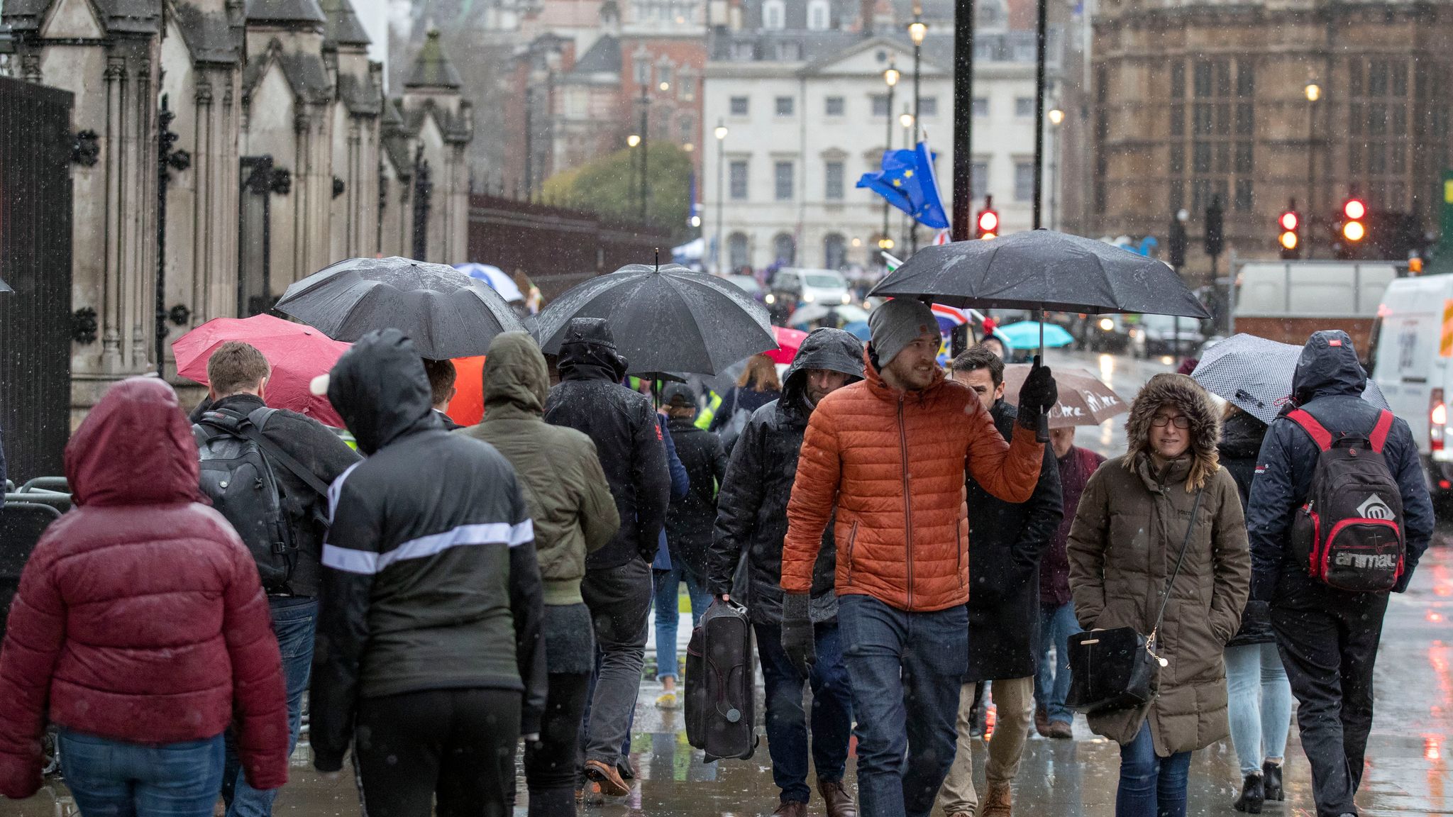 london travel weather warning